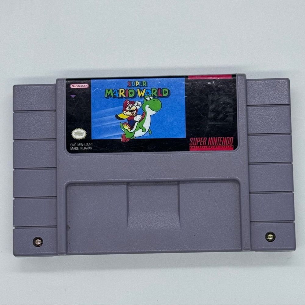 Super Mario World Super Nintendo SNES Authentic Game Only Tested & Working